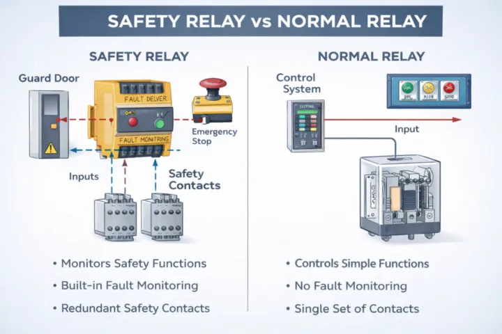 Safety relay vs normal relay 1024x683