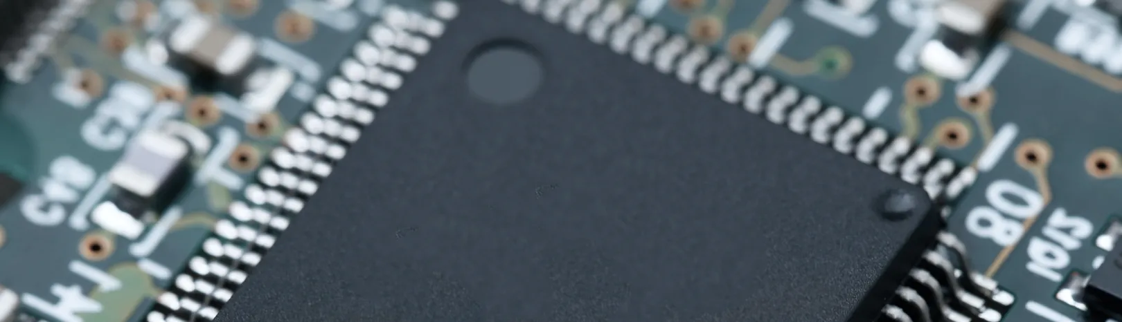 Closeup electronic circuit board with cpu microchip electronic components background 2 1