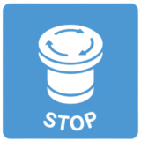 Emergency stop icon
